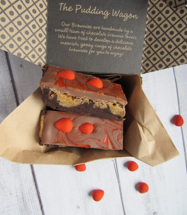 Chocolate Orange Easter Egg Brookie