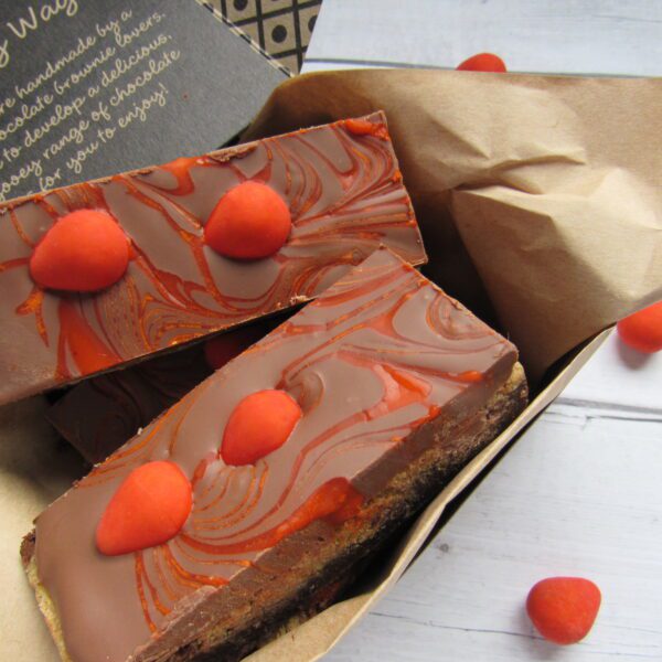 Chocolate Orange Easter Egg Brookie