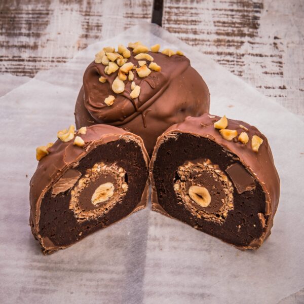 Nutella and Ferrero Brownie Bombs