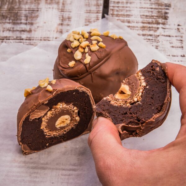 Nutella and Ferrero Brownie Bombs